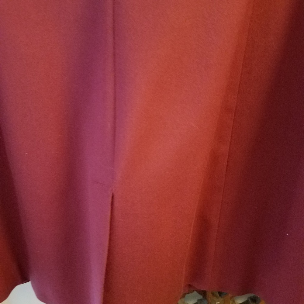 Long Rusty Red 3-button Jacket - Picture 5 of 5